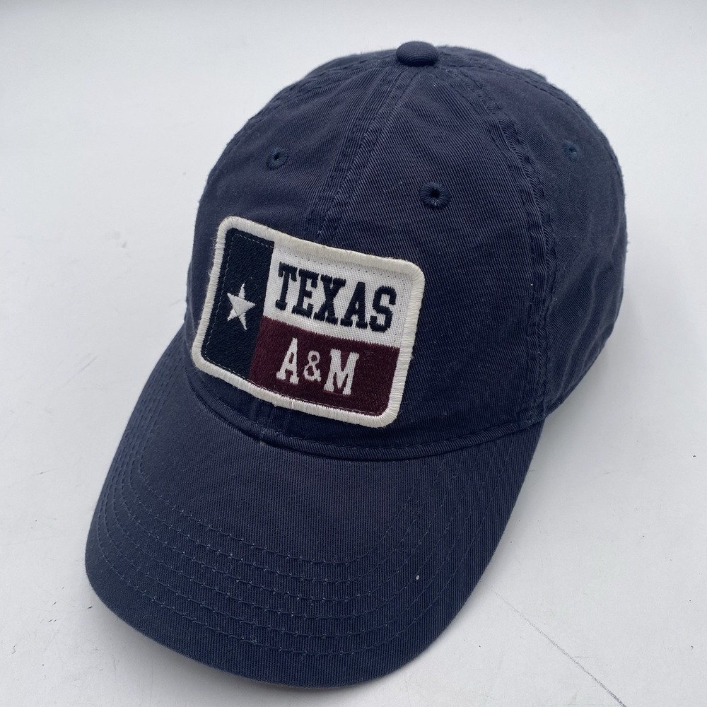 Texas A&M Aggies Hat Blue Cotton Clean Up Adjustable Legacy‎ Strapback